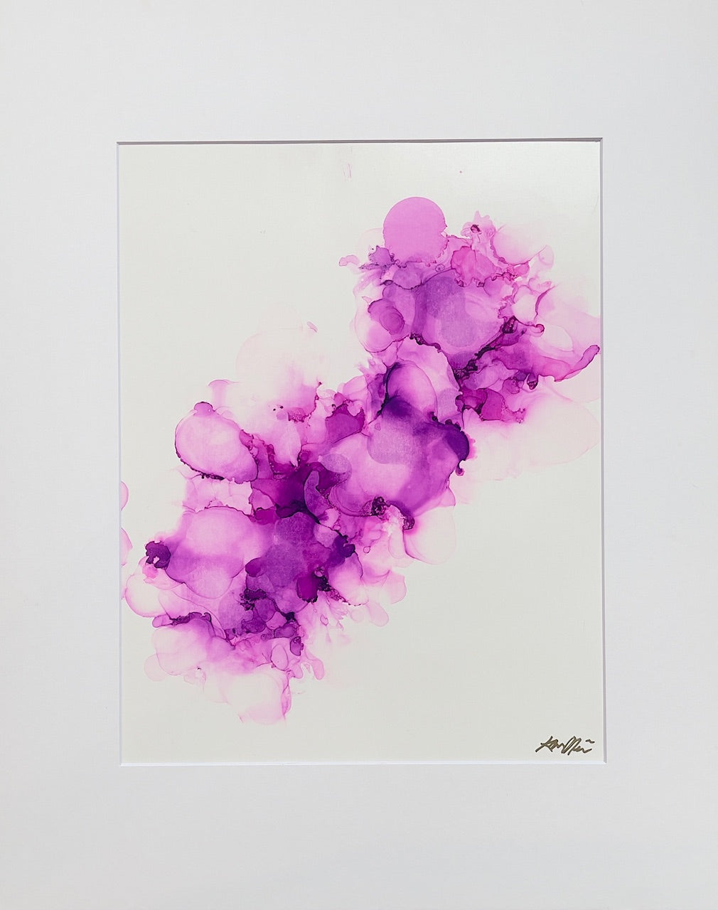 Alcohol ink Purple Haze