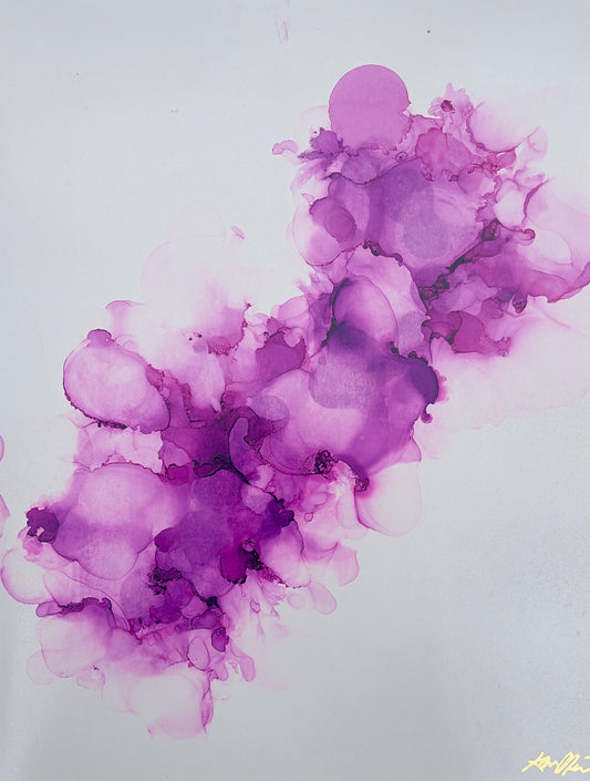 Alcohol ink Purple Haze