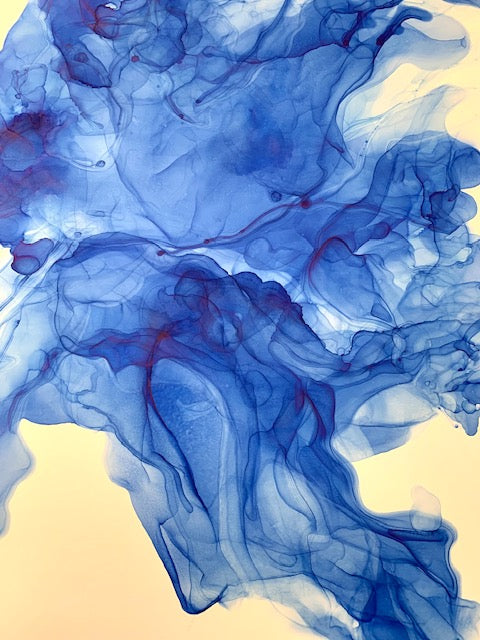 Alcohol ink Cobalt Blue .